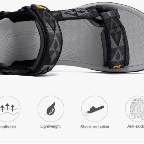 Waterproof Hiking Sandals with Arch Support /Comfortable and Durable for Outdoor - Picture 8 of 9